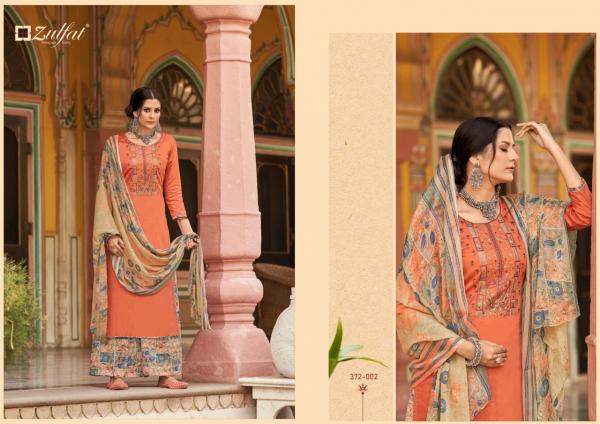 Zulfat Simran 2 Beautiful Cotton Embroidery Salwar